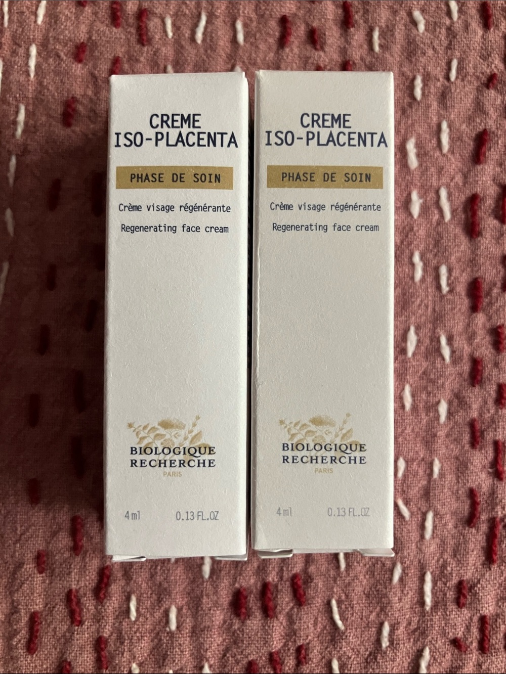 Biologique recherche crème iso placenta , new in box , 2 samples